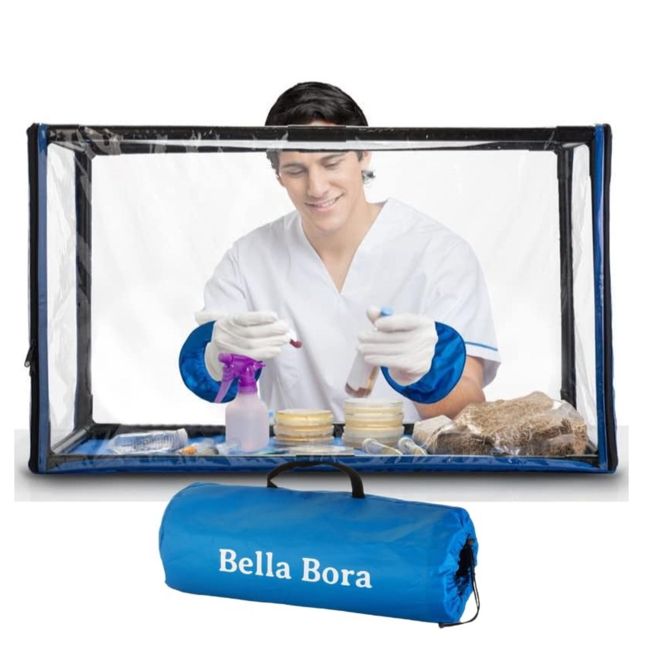 Bella Bora Still Air Box Mycology (Sturdy) by US Mycologists Upgraded V2 (Large)
