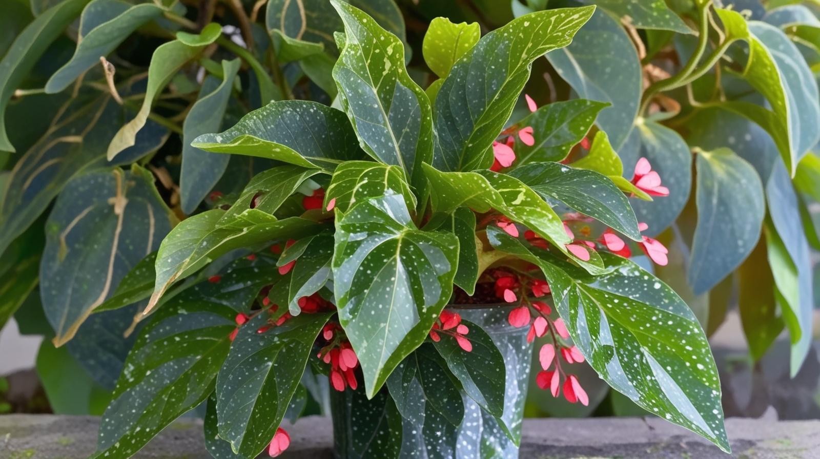 Angel Wing Begonia Torch Red Live Rooted Starter House Plants BUY 2 GET 1 FREE
