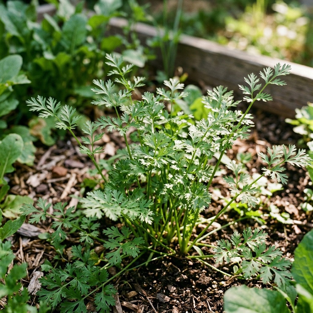 1200 Confetti Cilantro Seeds – Finely Divided Fern-Like Leaves – Delicate