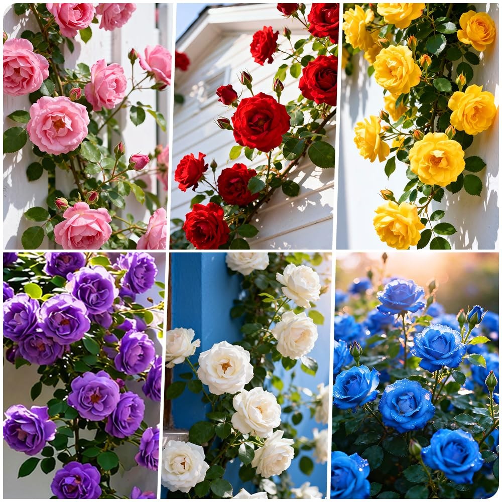 Carpet Creeping 300Climbing Rose Bush Seeds For Planting Outdoors-Perennial