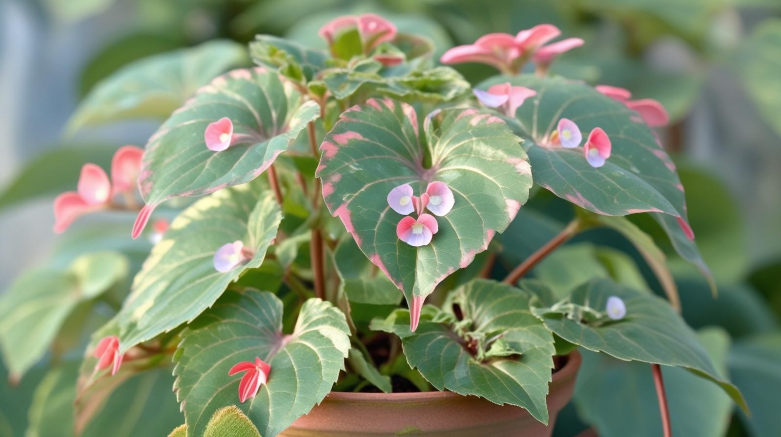 Angel Wing Begonia Richmondensis Pink Rooted Starter Plant BUY 2 GET 1 FREE