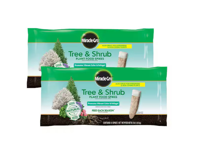Tree and Shrub Plant Food Spikes with 12 Spikes (2-Pack)