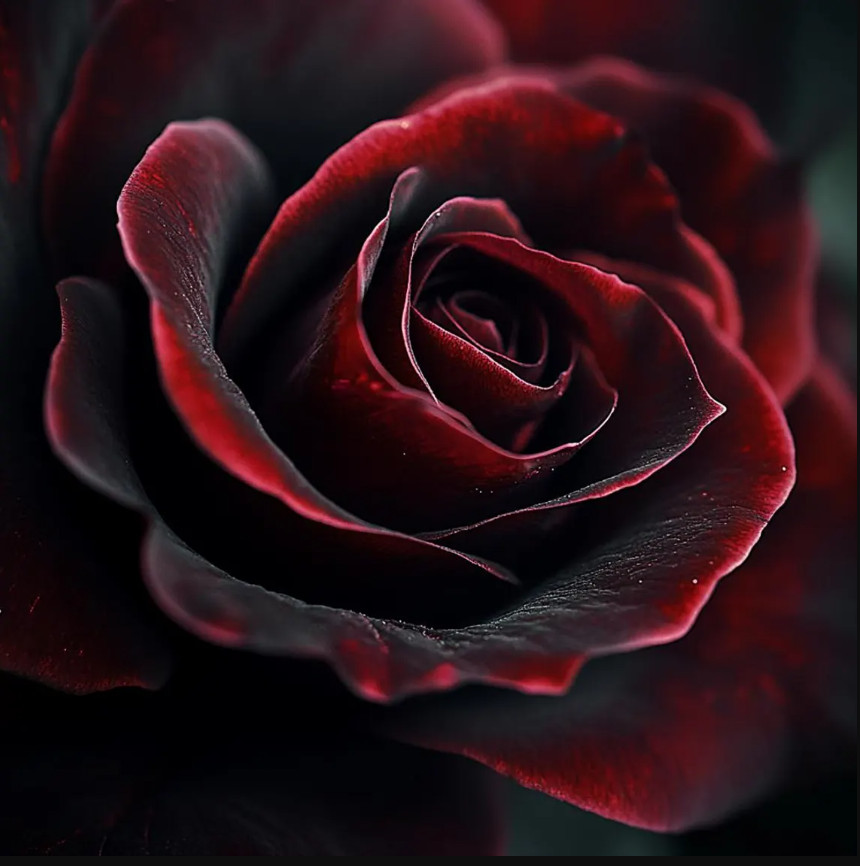 Black Baccara Roses Live Starter Plant Dark Red to Black Blooms 4-6″Tall No Pot