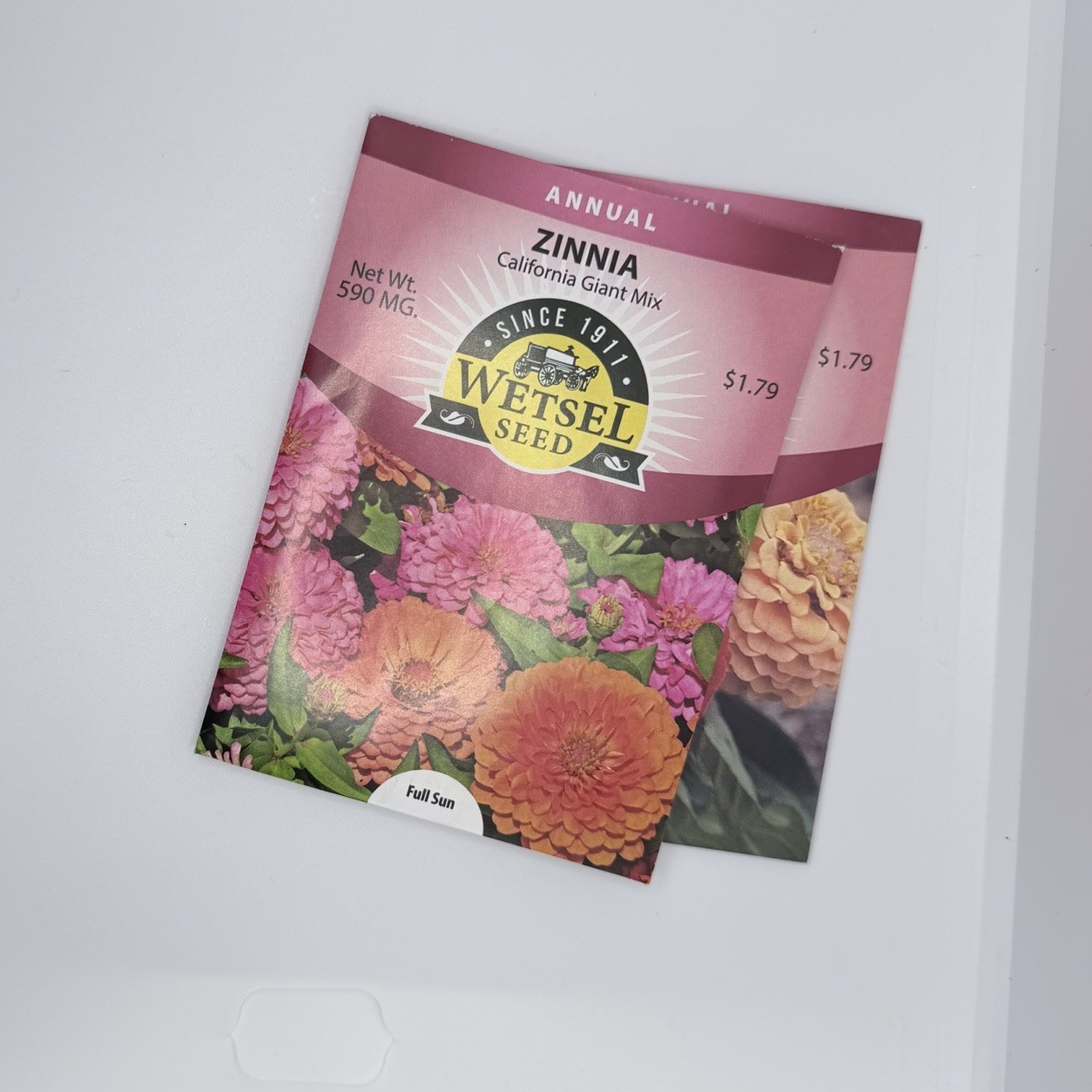 Flower Seed packet (varieties) Annual by Wetsel seed