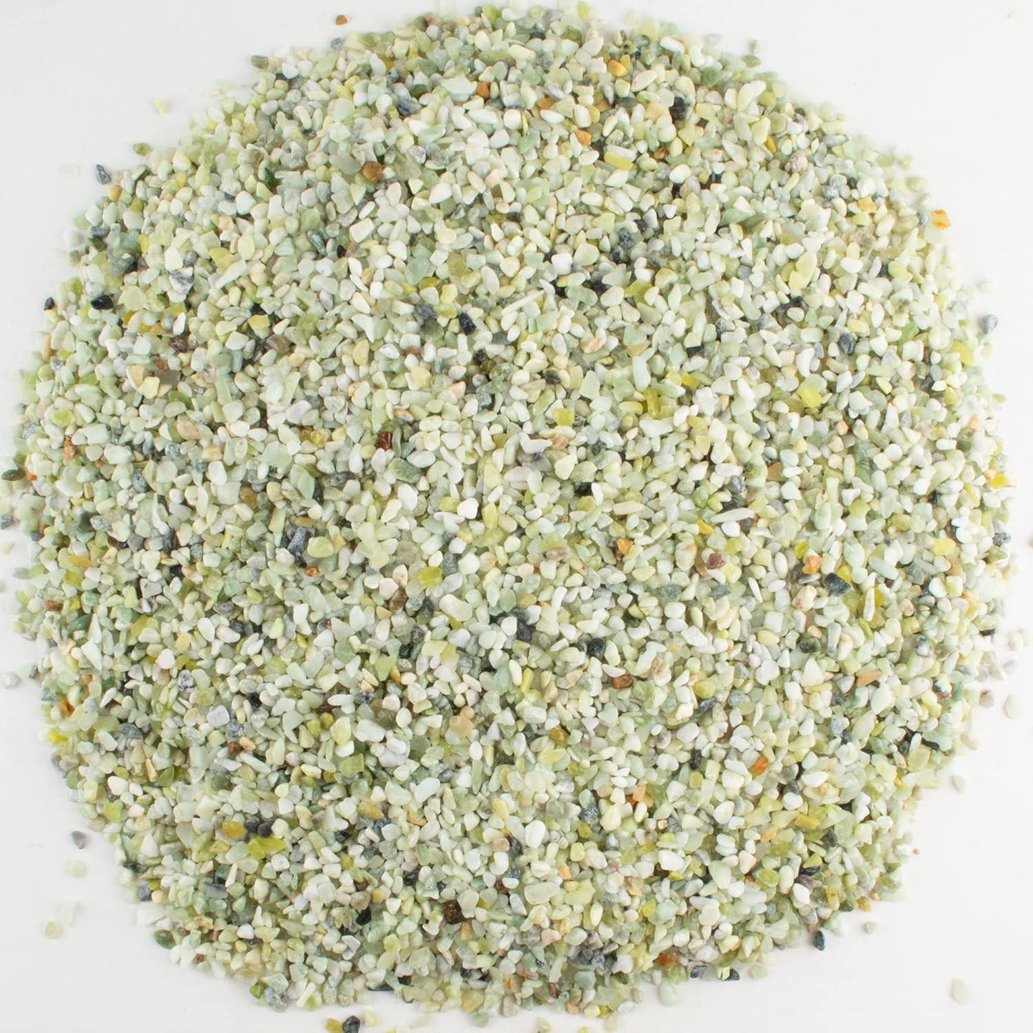 18Lb Jade Bean Pebbles,1/4 Inch Cactus Bonsai DIY Rocks, Natural Succulent Rock