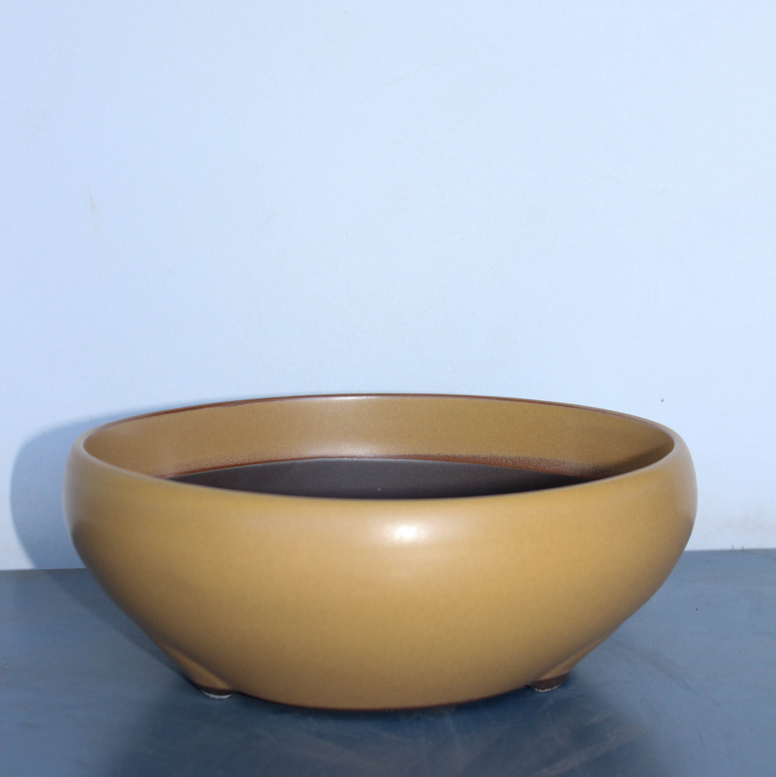 Japanese tapered round pot 2/set 8.75″Dia + 7″ Dia, 2pc/set