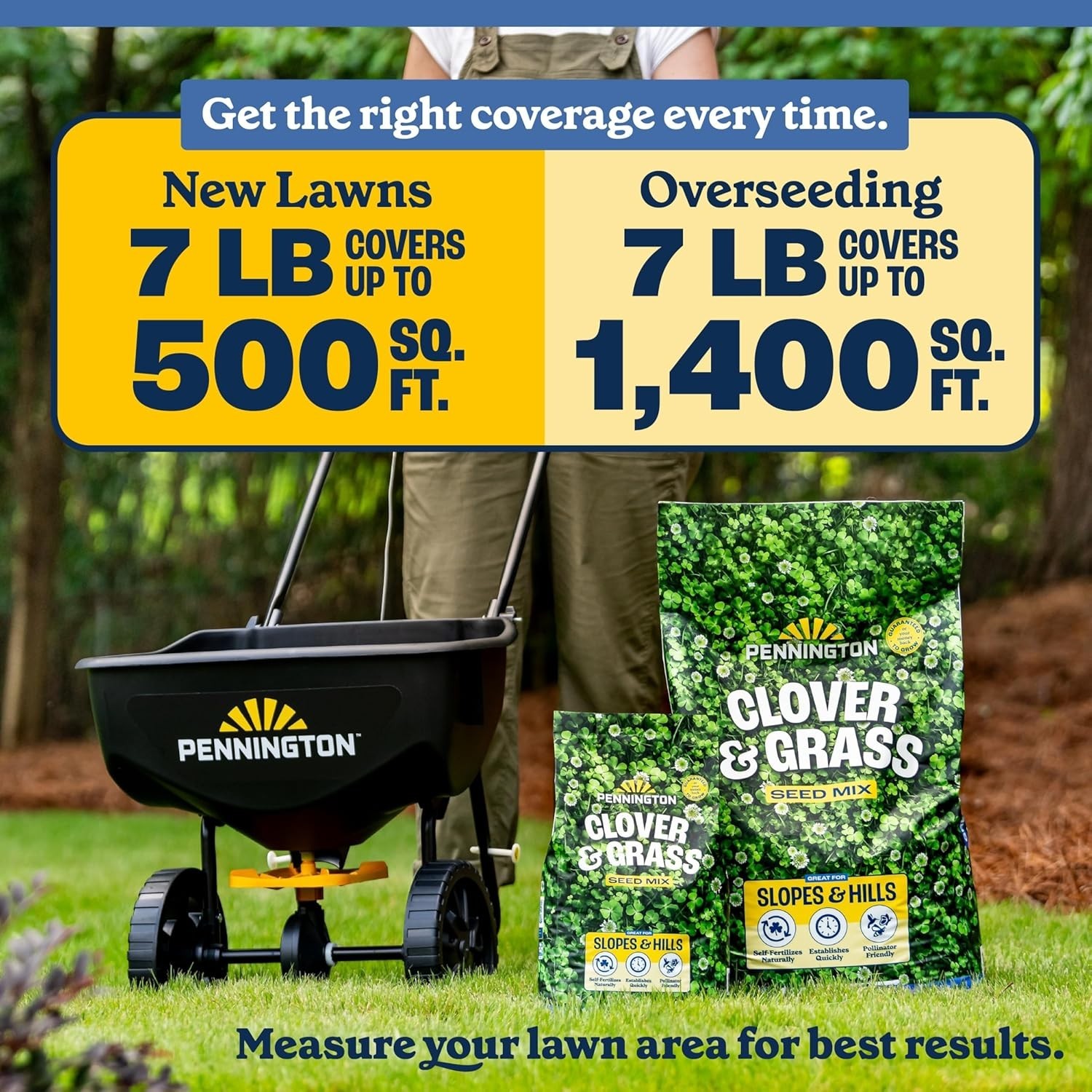 Pollinator-Friendly Grass & Clover Seed Mix