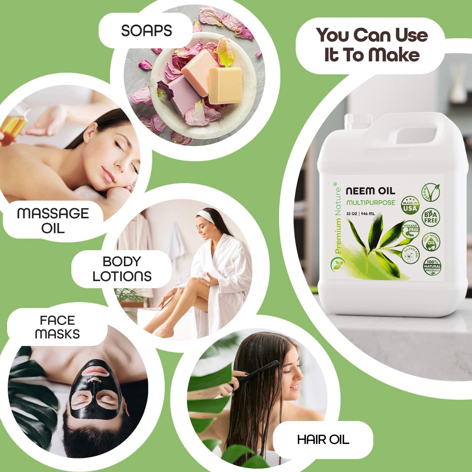 Neem Oil for Plants, Indoor and Outdoor Gardening Ready-to-Use, Pure…