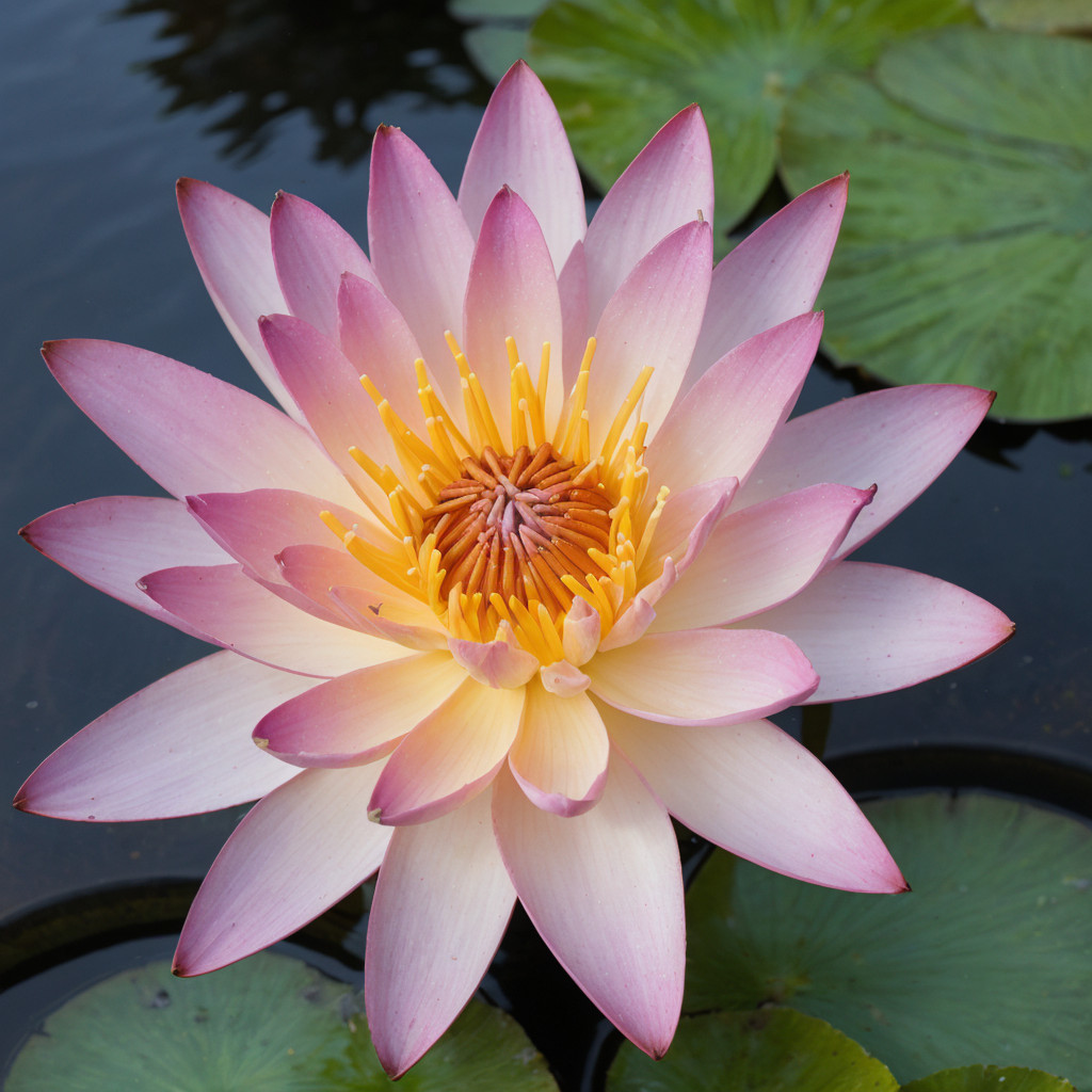 Nymphaea “SunFire” Water Lily (Winter-Hardy) | Sprouted Tuber/Rhizome