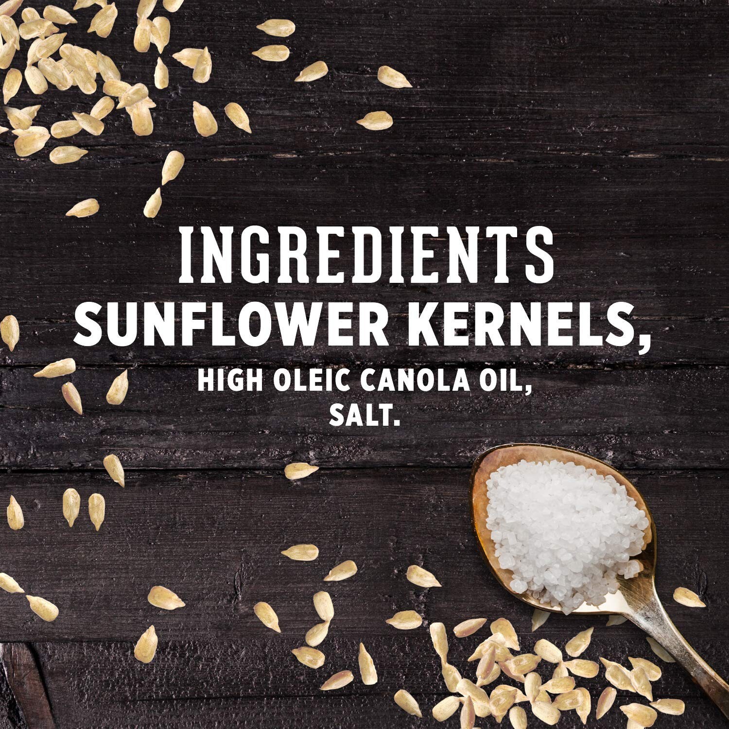 Roasted and Salted Sunflower Kernels – Crunchy, Salty, Low Carb – 8.5 oz, Pack