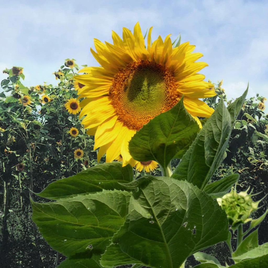 Landscaper’s Pack Sunflower SKYSCRAPER Giant 12ft Tall Heirloom NonGMO 100 Seeds