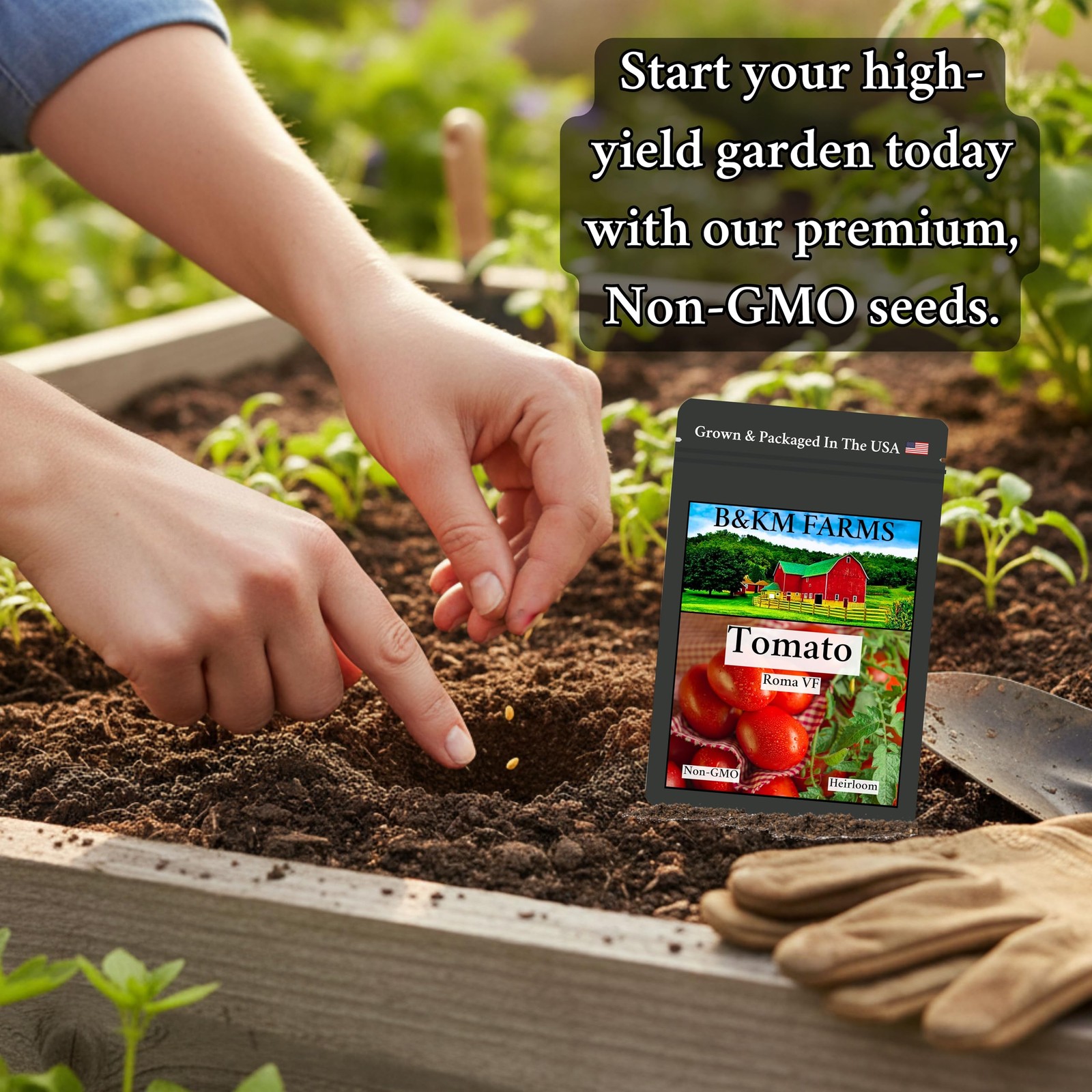 Survival Seed Vault: 20,000+ Heirloom Non-GMO Seeds for Easy Gardening