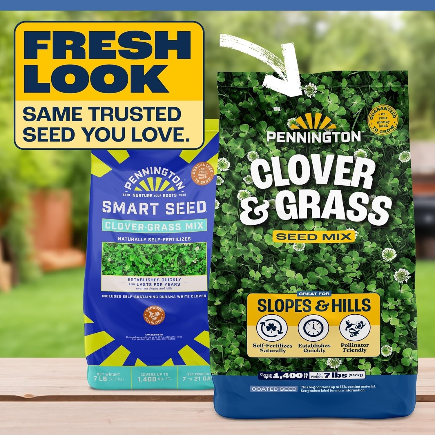 Pollinator-Friendly Grass & Clover Seed Mix