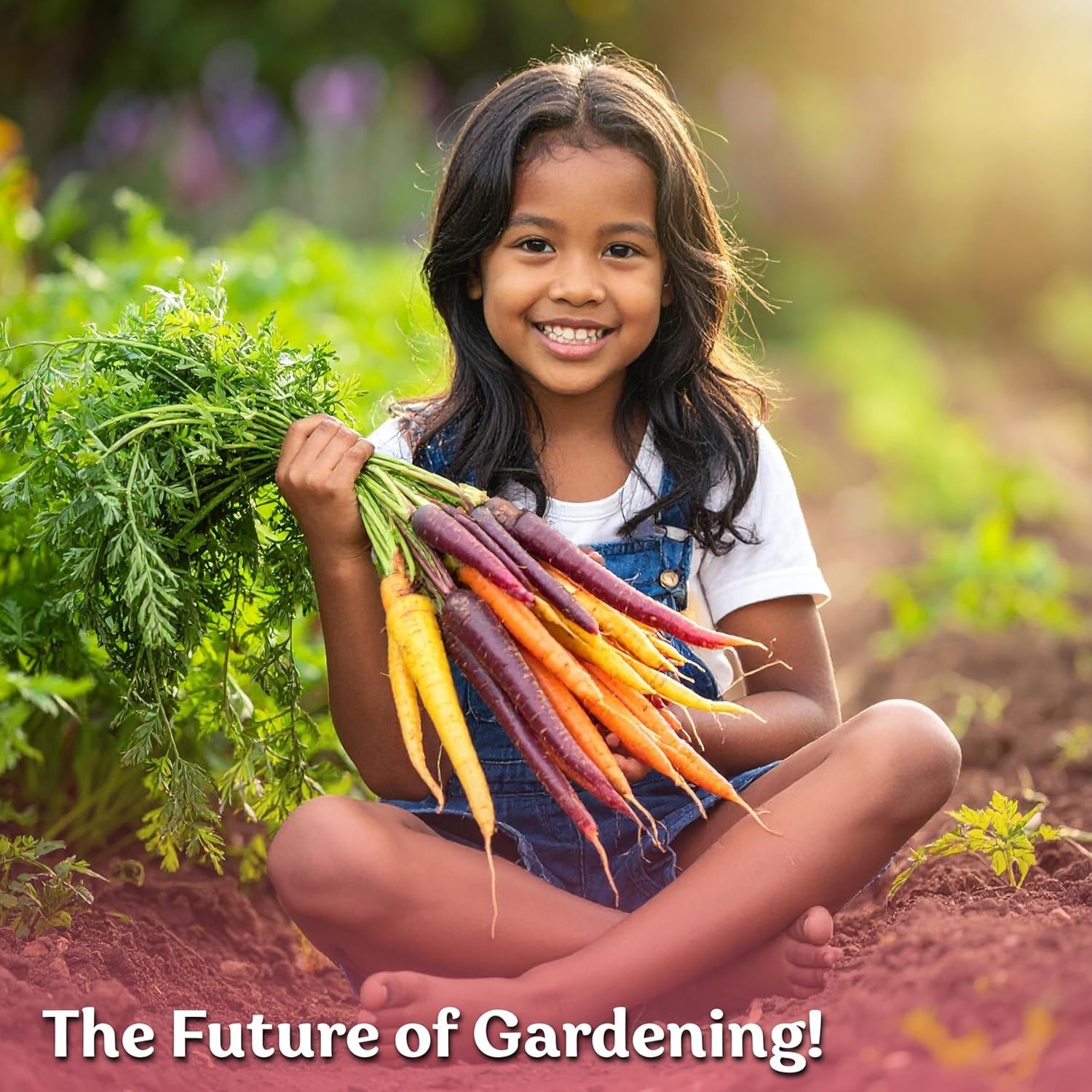 Organic 1,000 Rainbow Carrot Seeds – Easy Planting for Spring to Summer Harvest
