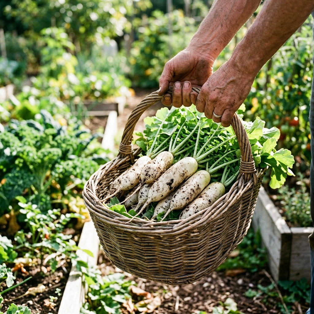 400 White Icicle Radish Seeds – PREMIUM HEIRLOOM QUALITY Daikon – Fast Growing