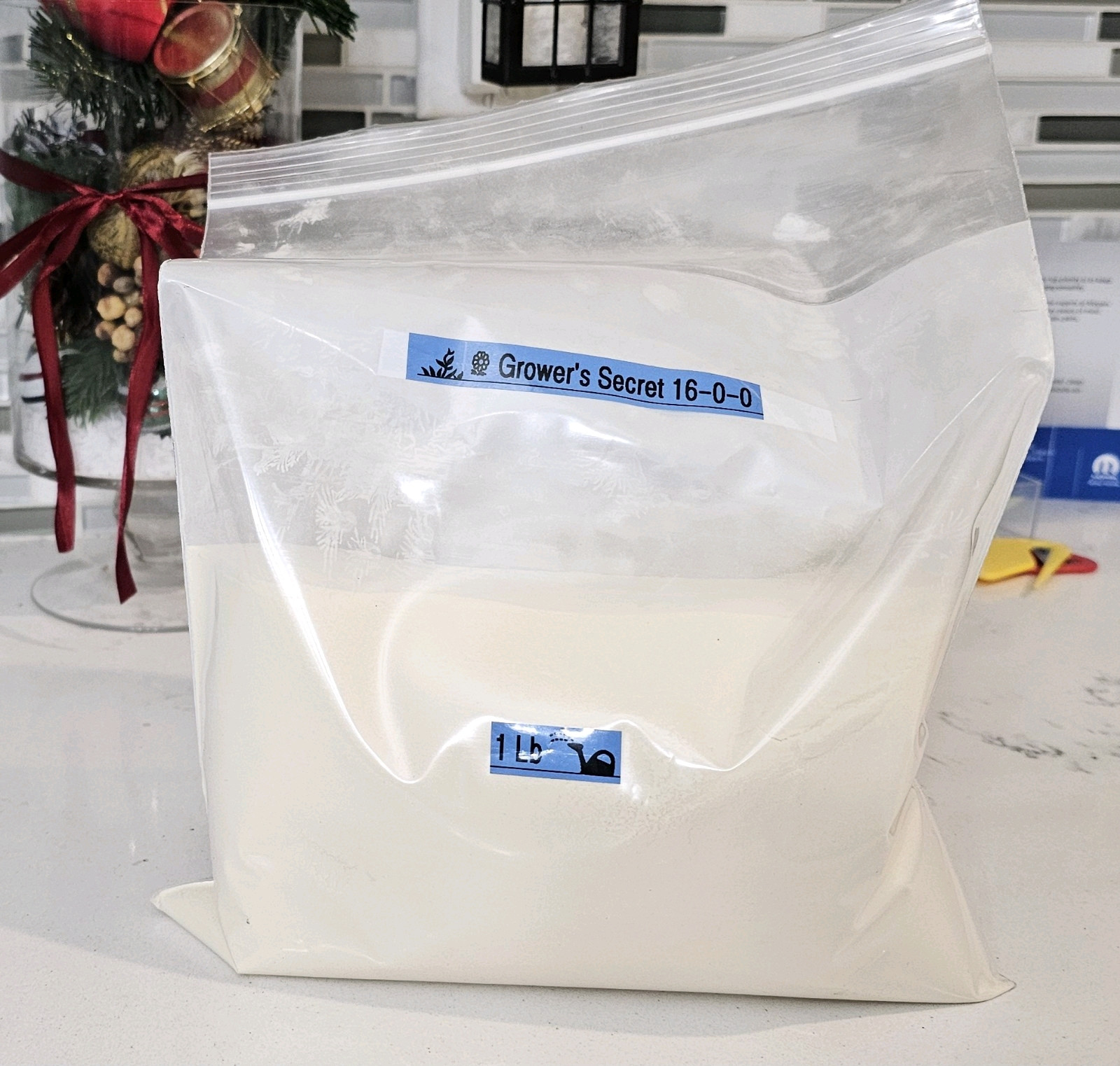 Grower’s Secret Nitrogen 16-0-0 • Organic • Readily Available For Uptake • 1 Lb