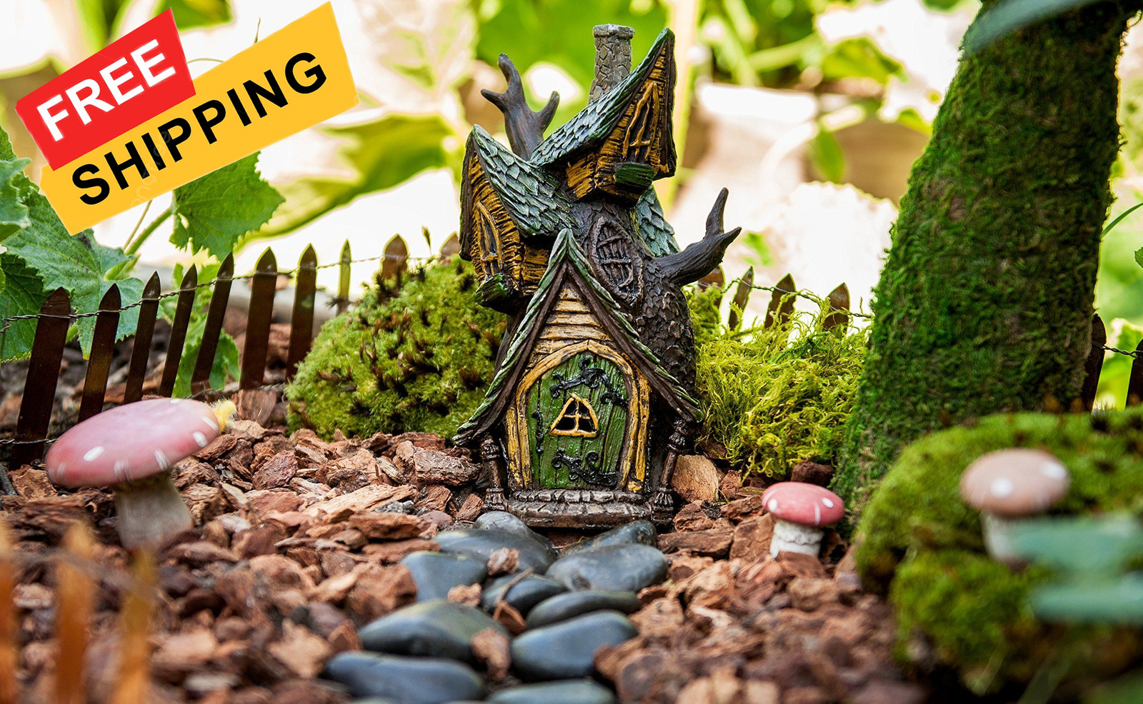 SuperMoss (50310) Fairy Garden Kit, Mixed Mosses, 4 120 cu in, Multicolor