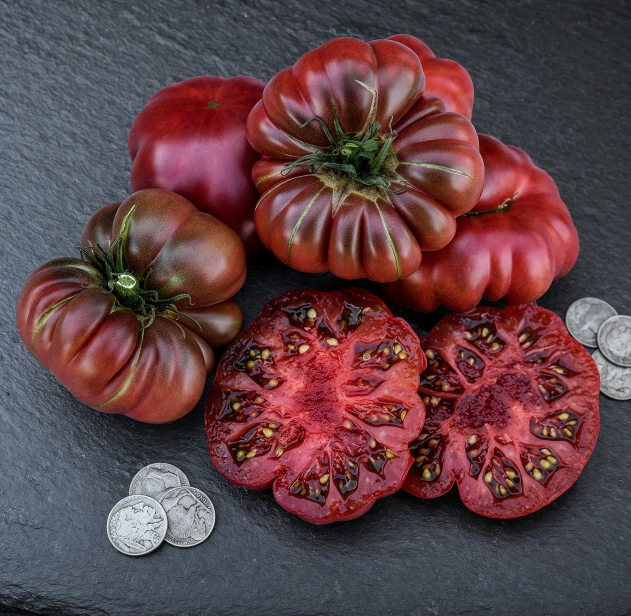 100 Rare Heirloom Purple Calabash Tomato Seeds – The Ultimate Purple Heirloom