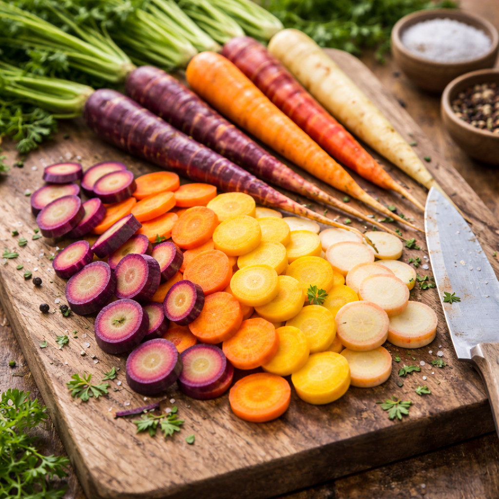 Rainbow Mix Carrot Seeds Colorful Heirloom Carrots 100 seeds