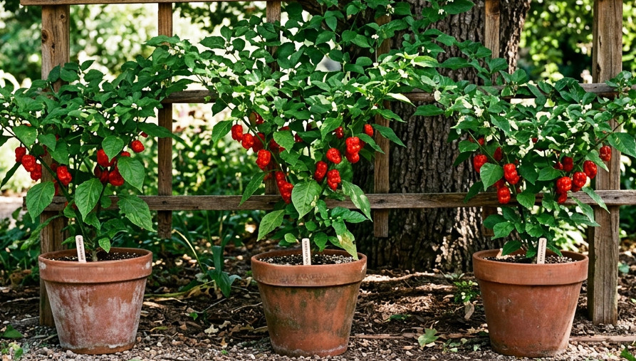 15 Newly Harvested Super-Hot Fresh Carolina Reaper Red Premium Pepper Seeds-A 13