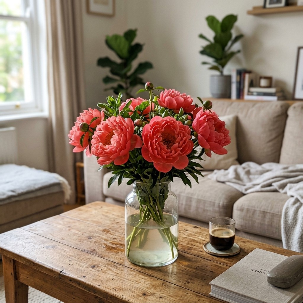 50 Coral Peony Seeds for Planting – Premium Heirloom Coral Peony Seeds