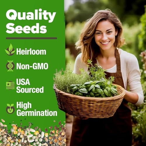 Mint Seeds Variety Pack – 870+ Heirloom Non-GMO USA Peppermint, Spearmint &