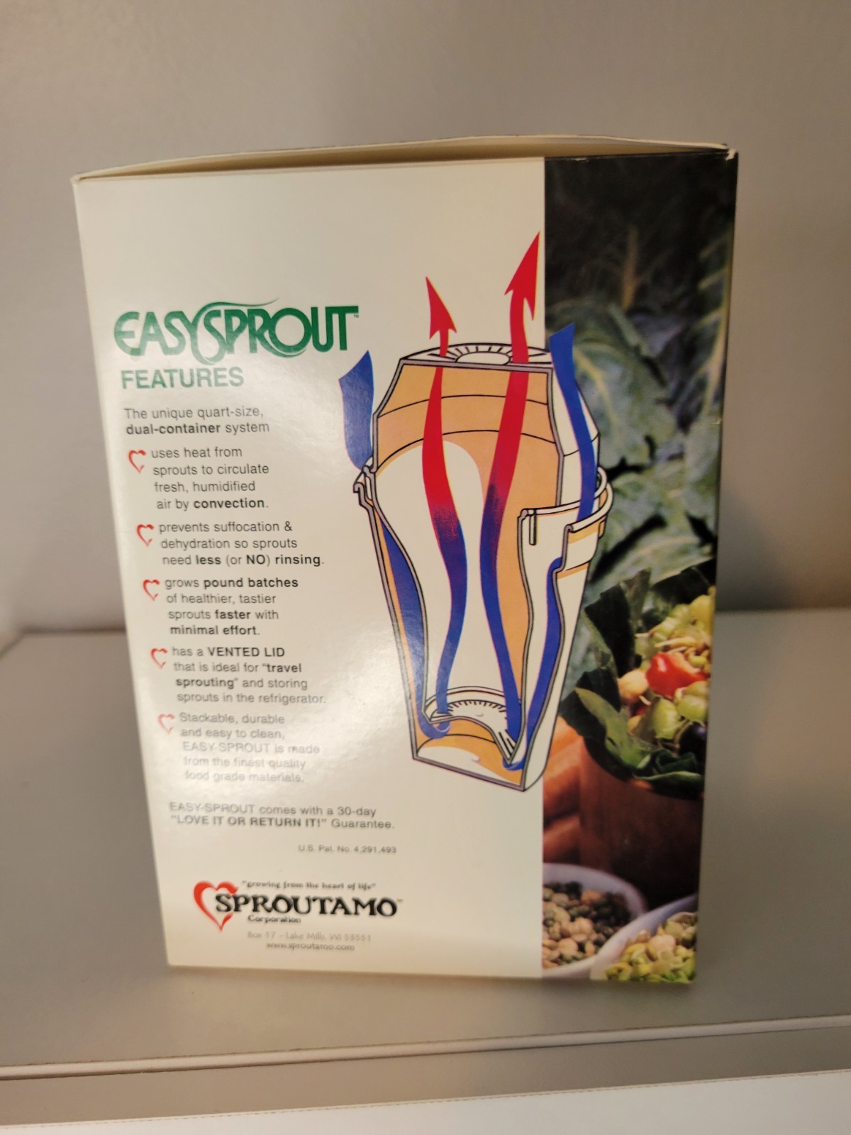 EASY SPROUT SPROUTER BY SPROUTAMO – CUP SPROUTING SYSTEM – GROW SPROUTS NEW