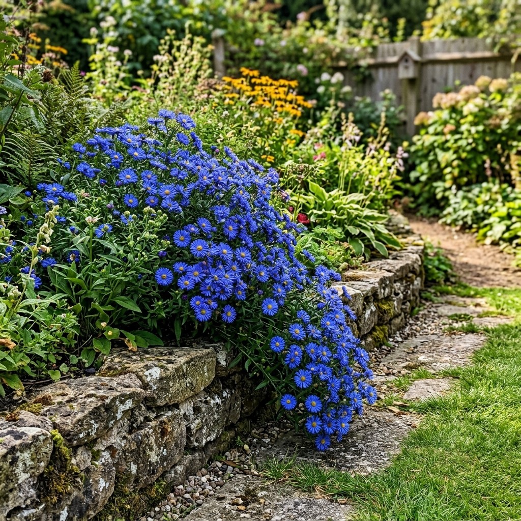 50 Count Blue Aster Seeds – Beginner Friendly Planting, for Planting