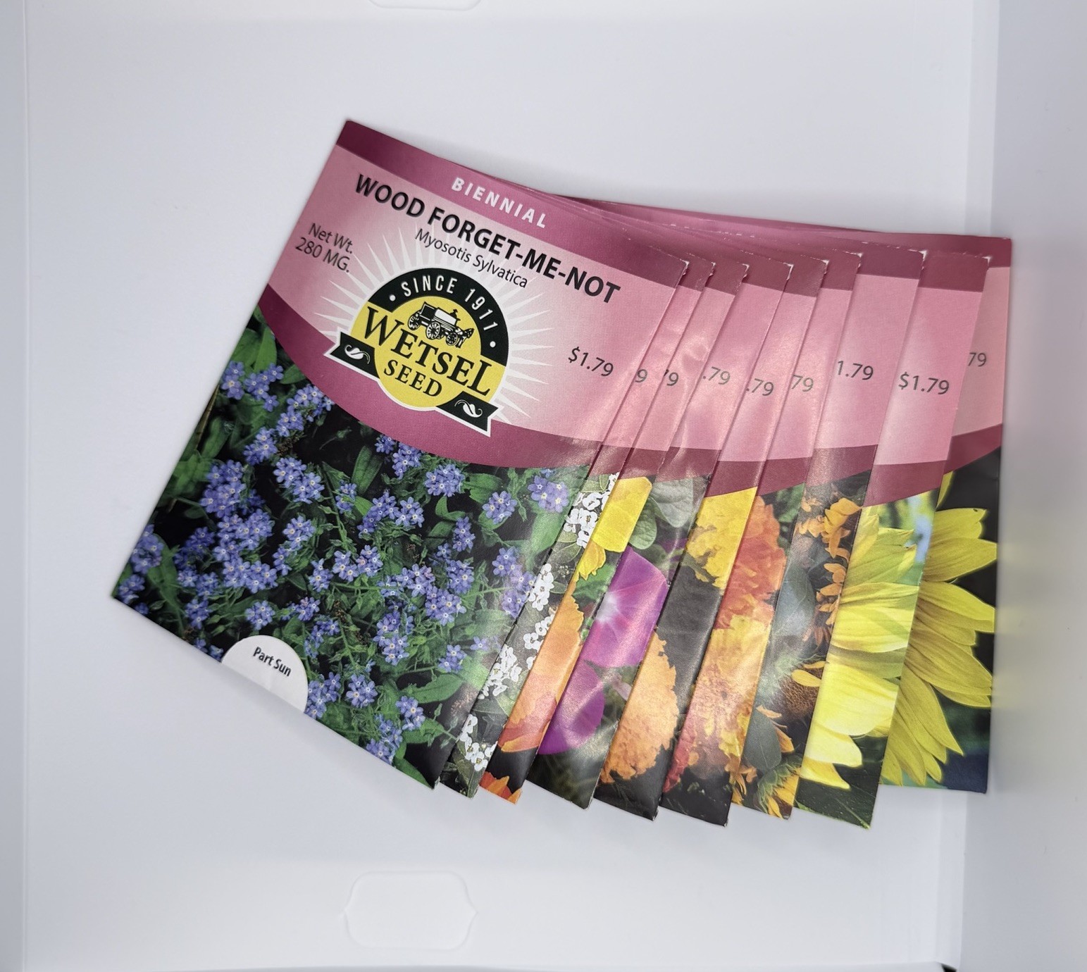 Flower Seed packet (varieties) Annual by Wetsel seed
