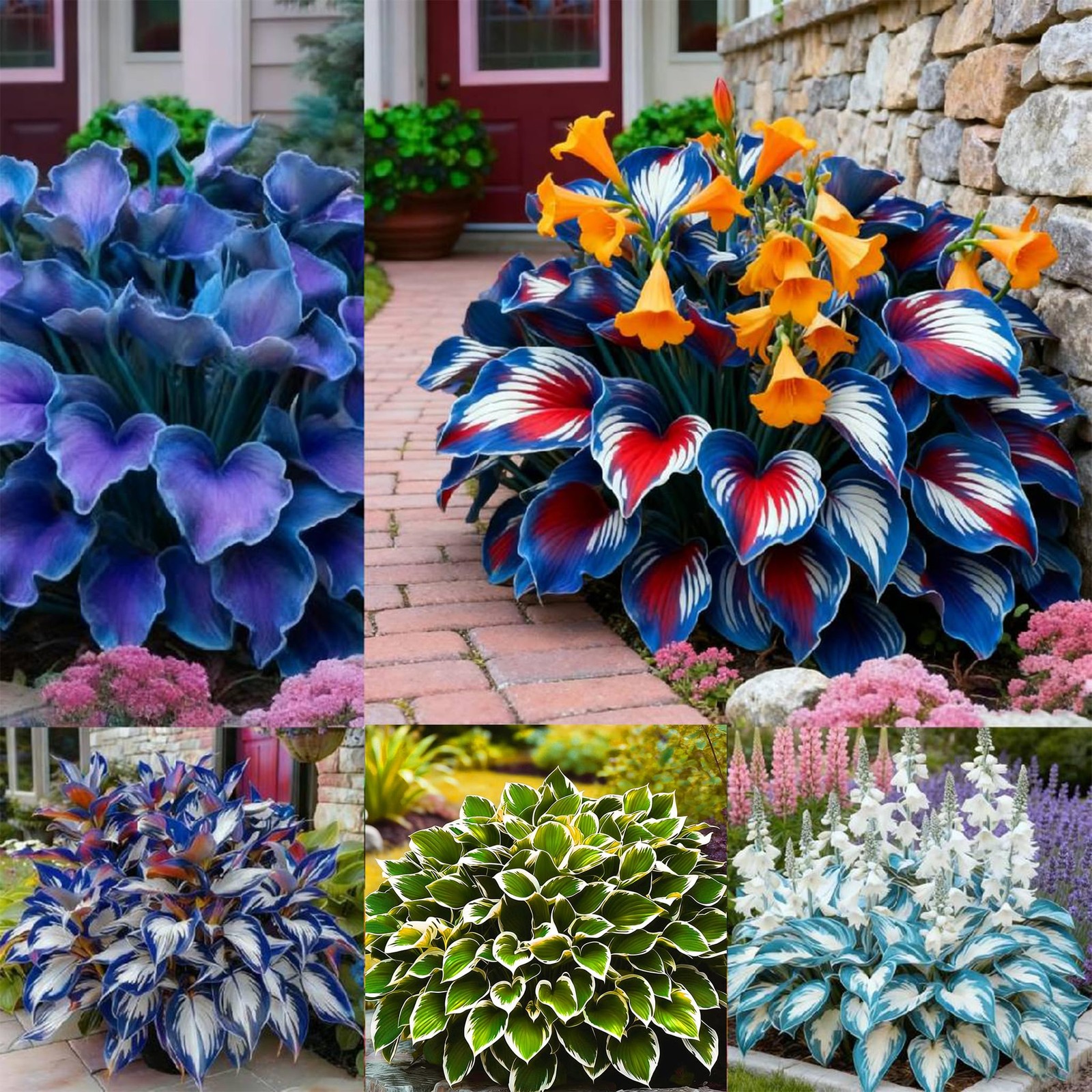 Hosta Seeds for Planting, 300+ Mixed Color Perennial Seed, Mix