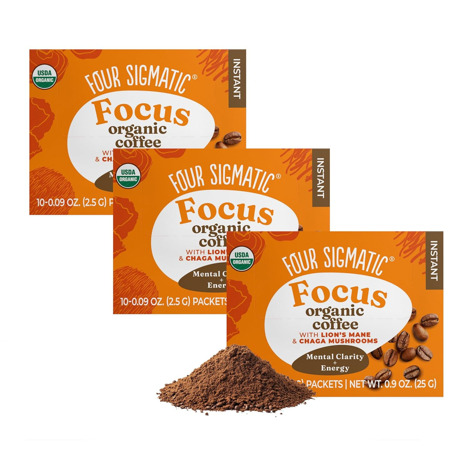 Mushroom Coffee Mix Pack of 2 – Lion’S Mane and Chaga & Cordyceps and Chaga