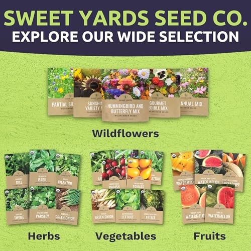 Wildflower Seeds Butterfly and Humming Bird Mix – 1 Ounce, Multiple Colors