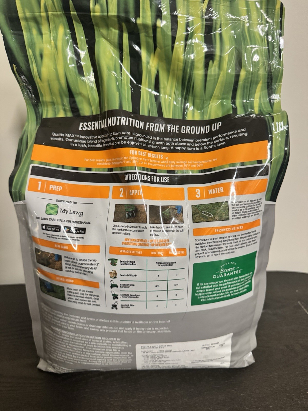 Scotts Max Grass Seed Bermudagrass, 10 lbs.