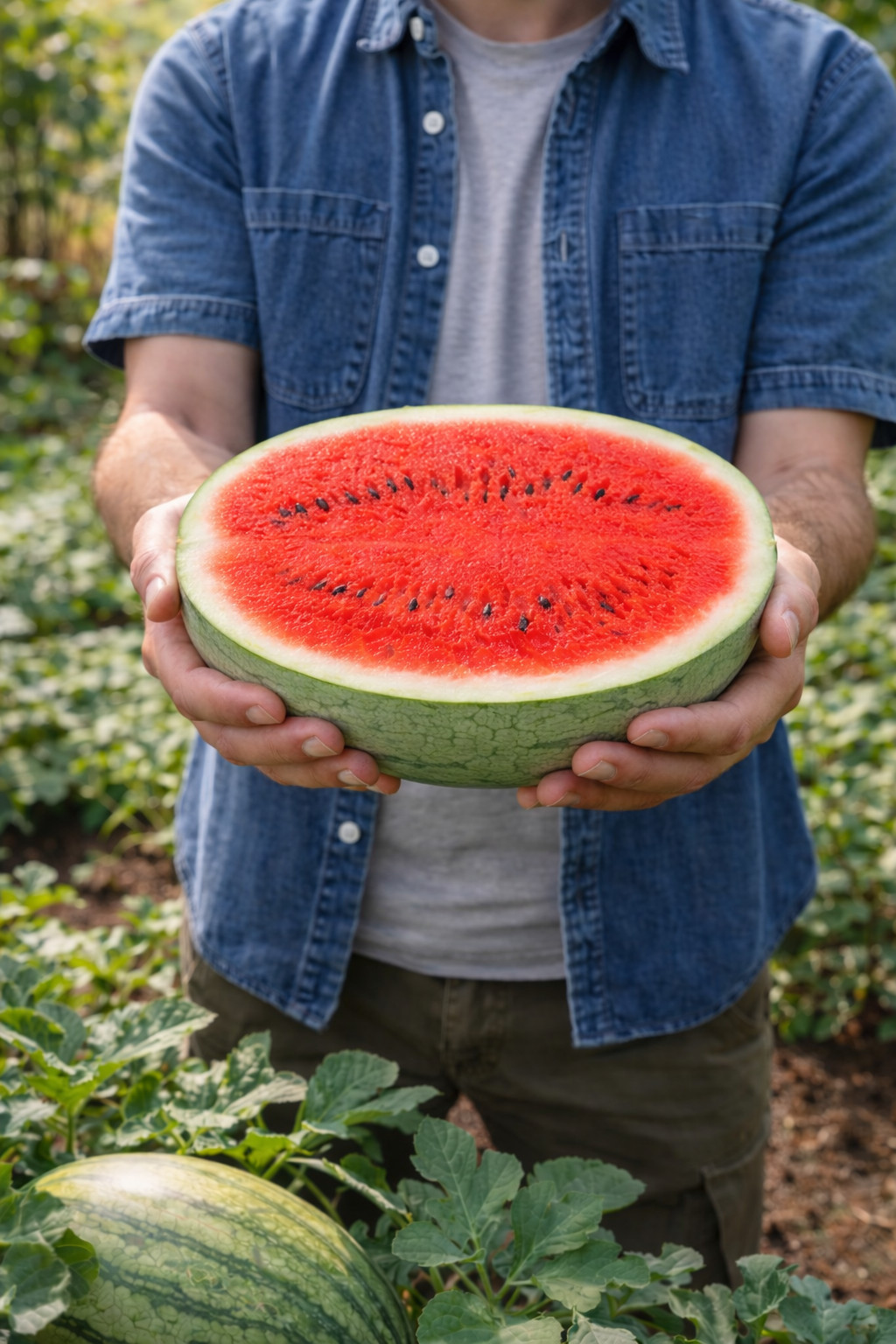 Charleston Grey Watermelon Seeds | Classic Large Sweet Watermelon 25 seeds