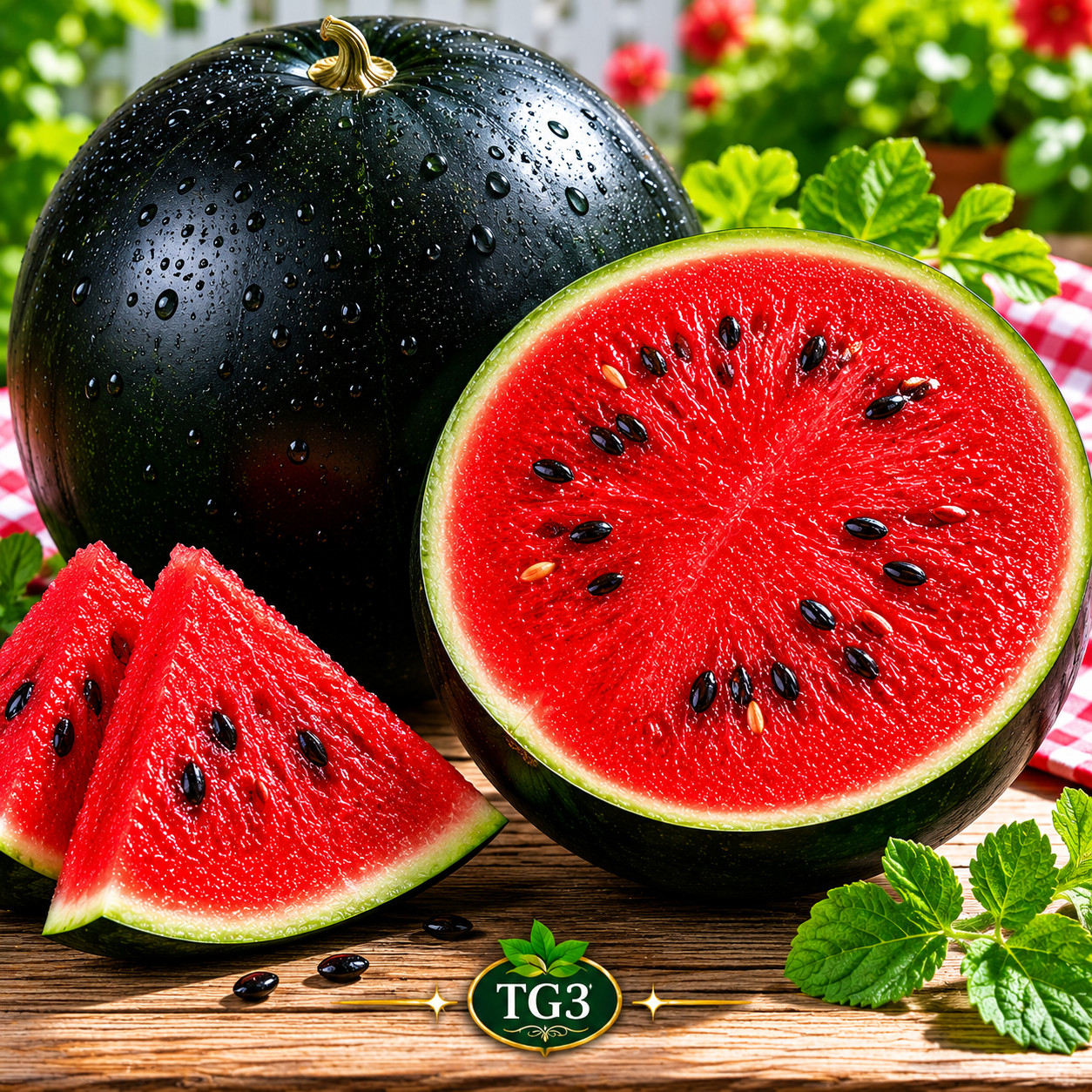 50+ SEEDS SUGAR BABY WATERMELON SUPER SWEET FRUIT HEIRLOOM NON-GMO MELON USA