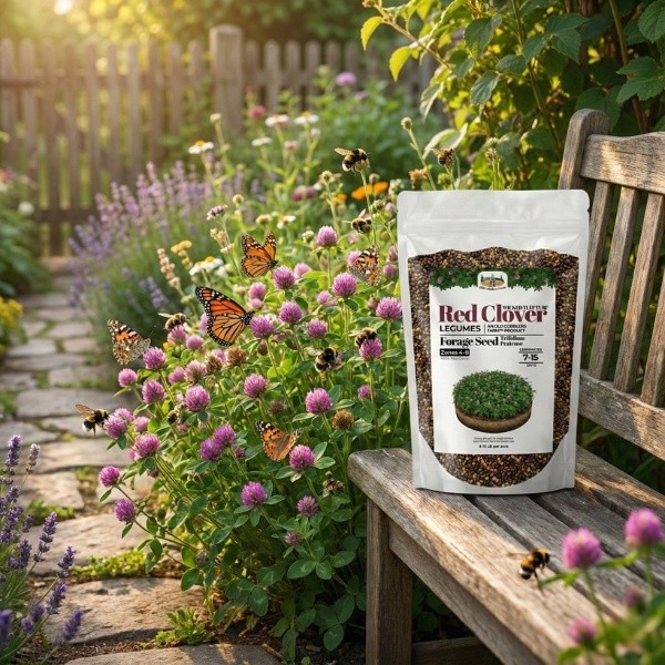 Old Cobblers Farm™ Wicked Tuff Turf Red Clover (Legumes) – Vibrant Cover Crop