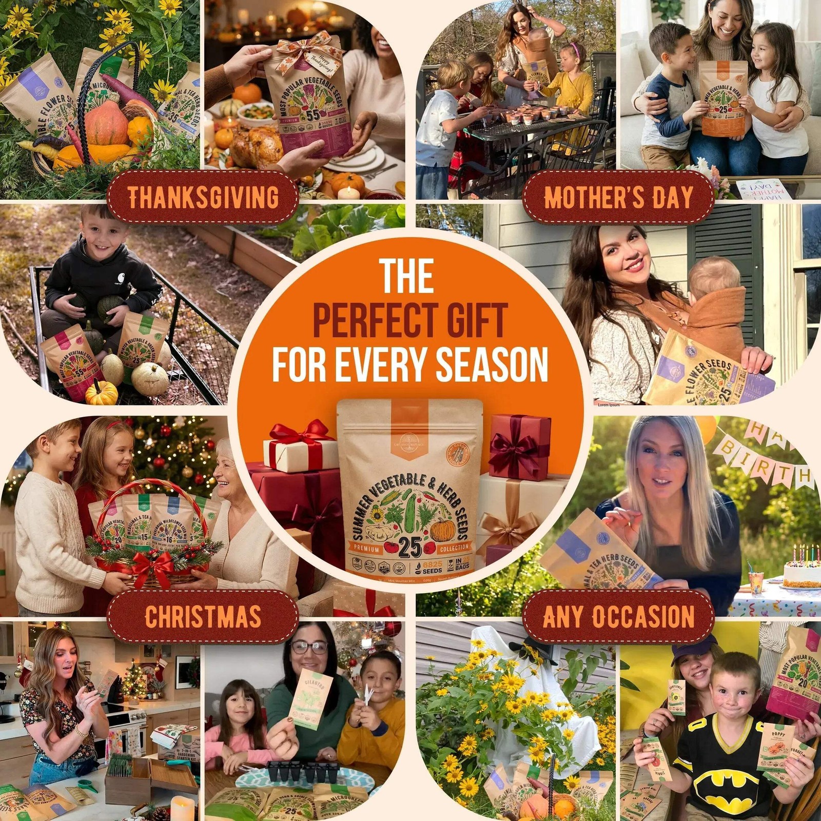 Summer Vegetable Seeds Variety Pack