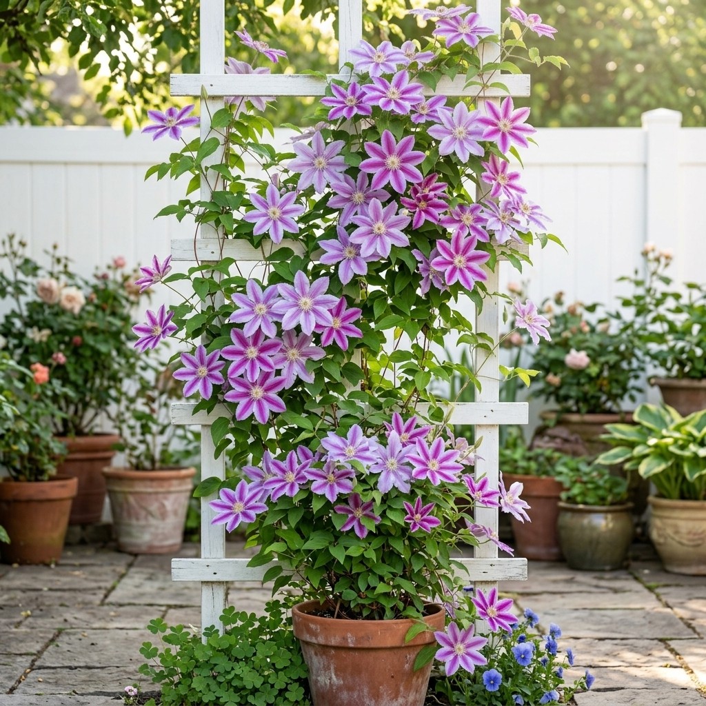 300 Pcs Clematis Seeds – Suitable for Outdoor Garden & Trellis Planting