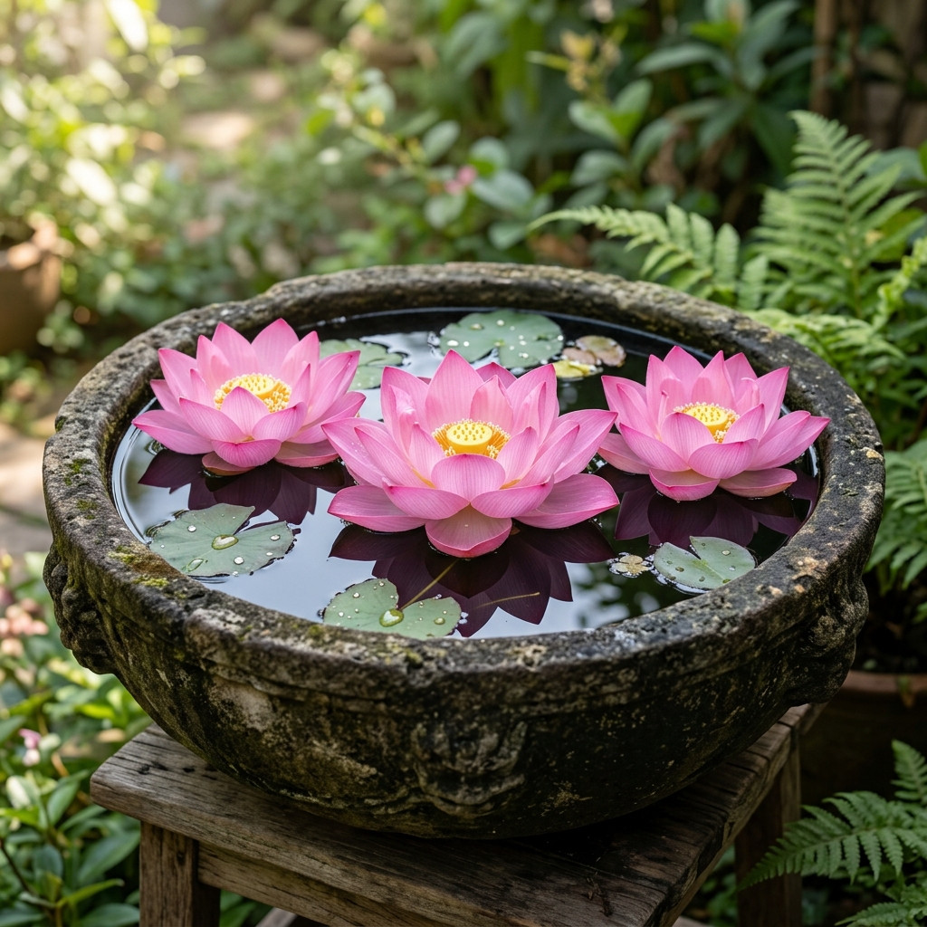 20 Sacred Water Lotus Seeds for Planting Premium Heirloom Seed Blend for Garden