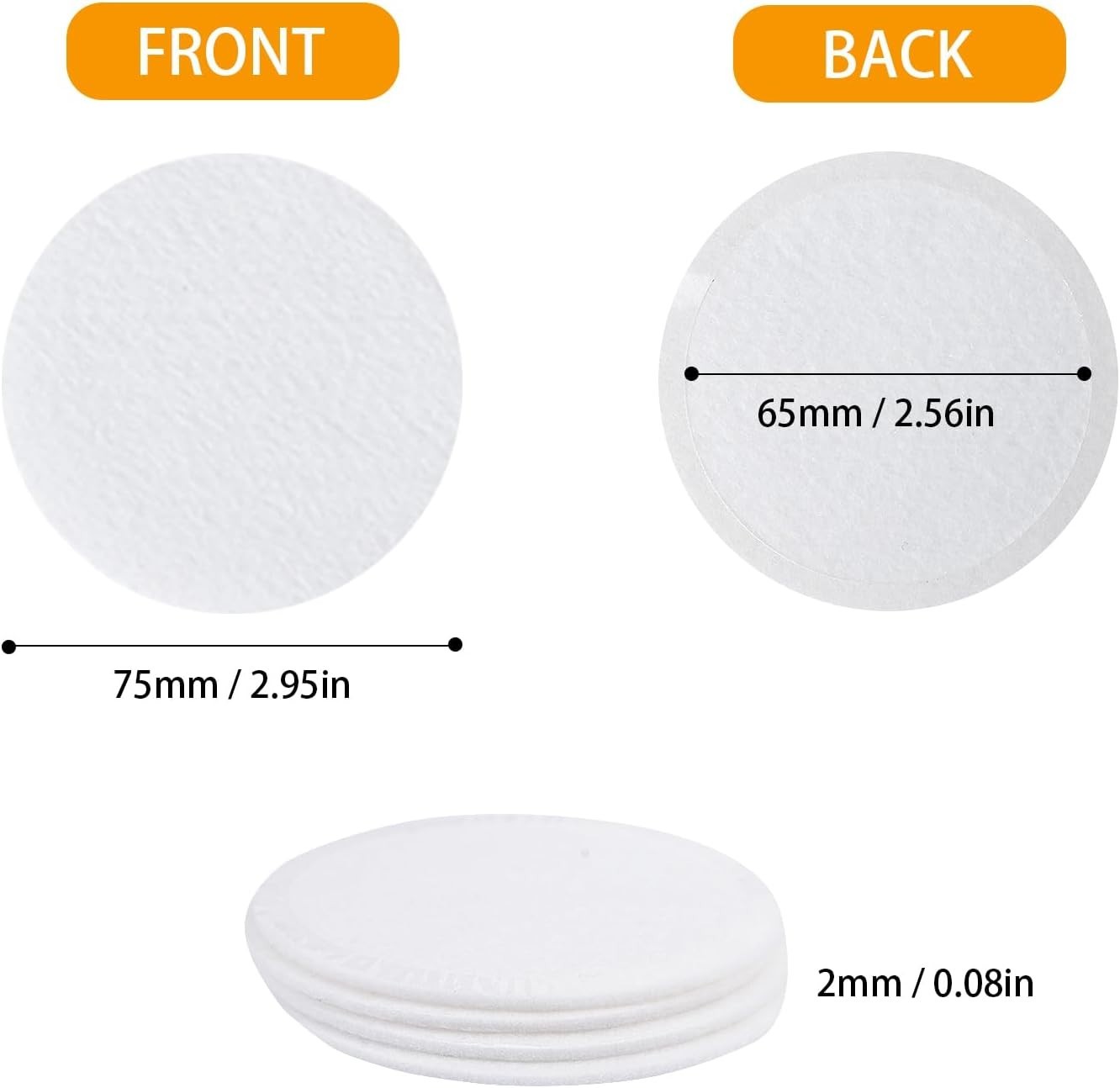 12PCS 2.5in Monotub Filter Disks – Optimal Adhesive Solution for Mushroom Growth