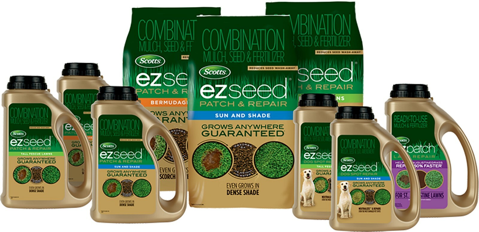 Scotts EZ Seed Patch & Repair Tall Fescue Lawns 40 lbs. Covers up to 890 sq. ft.