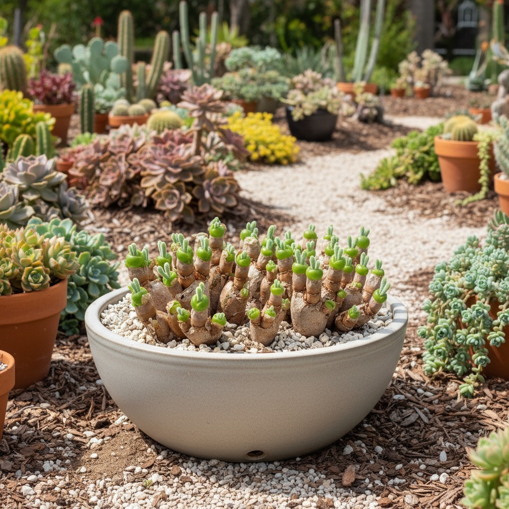 100 Bunny Ear Succulent Seeds – Cute Monilaria for Whimsical Garden Displays