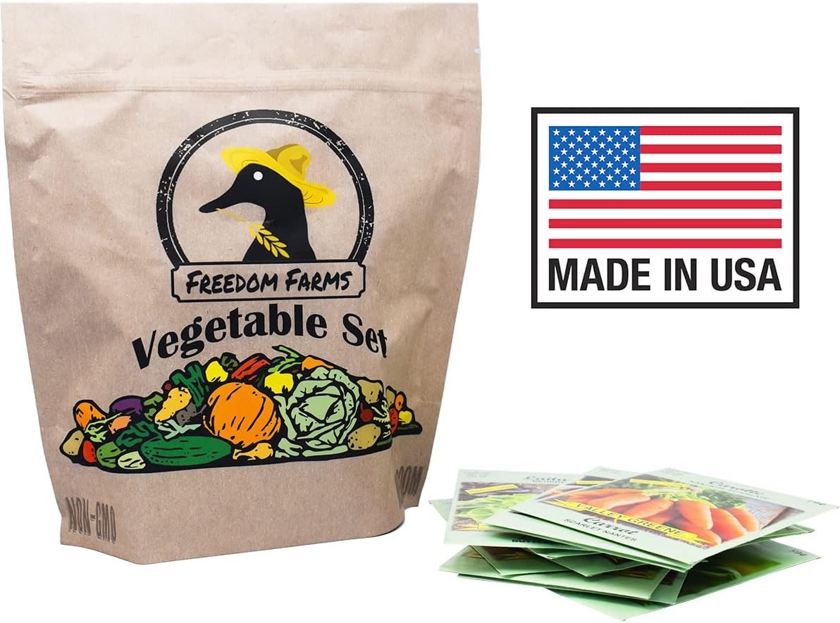 43 Assorted Vegetable & Herb Seed Packets – Over 10,000 Seeds for Planting