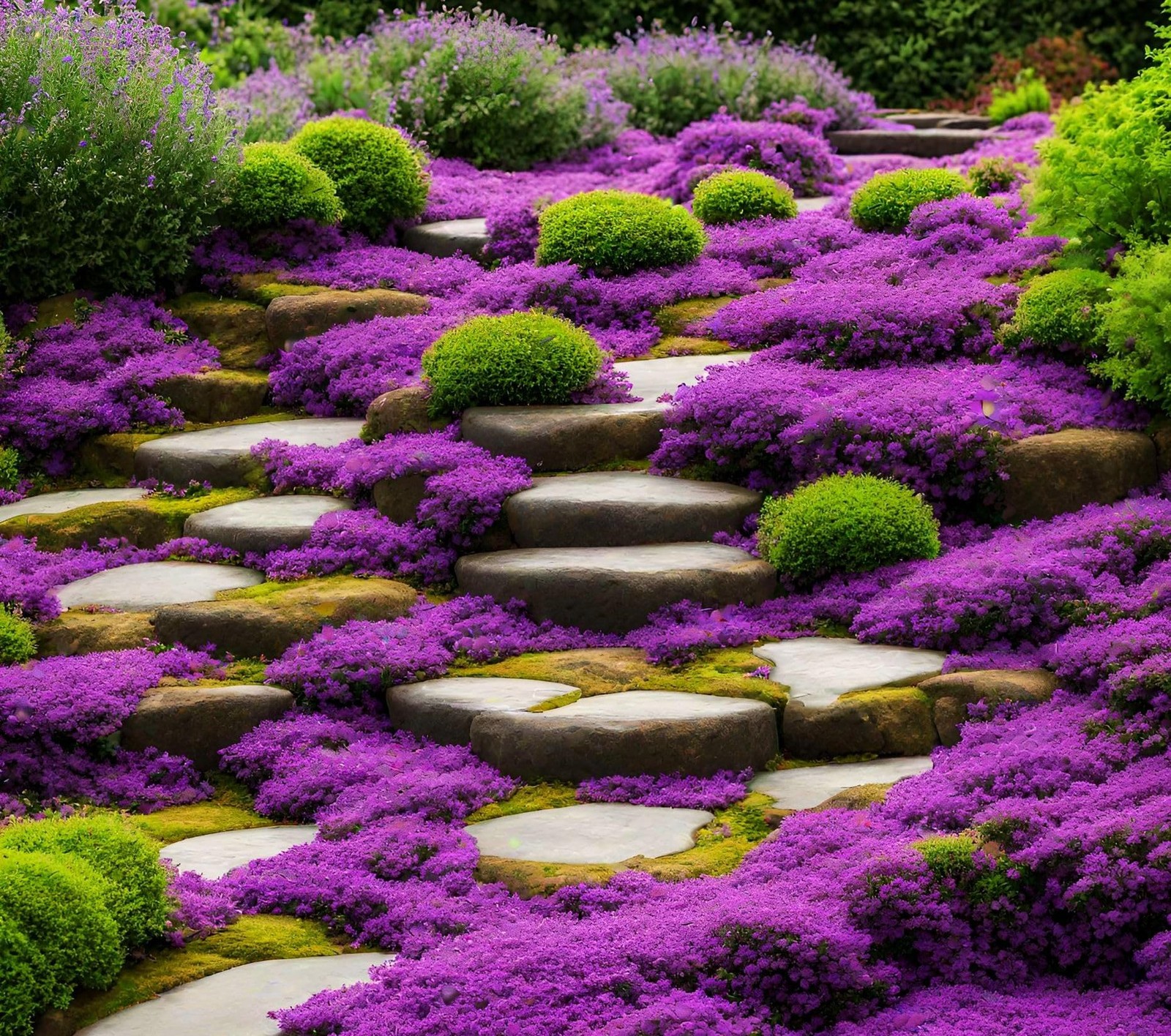 20000+ Mix Pink Purple Creeping Thyme Seeds for Planting mixed color