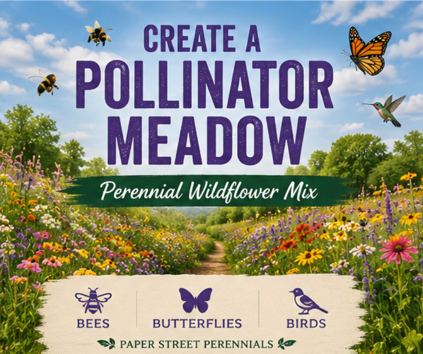 Perennial Meadow Wildflower Mix 1 lb Covers 2,000 Sq Ft