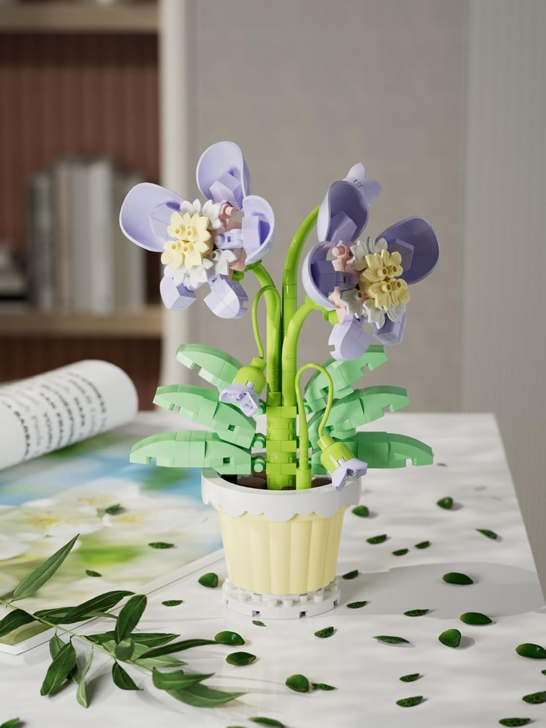 Elegant DIY Orchid Building Blocks – Transform Your Space with Nature’s Beauty