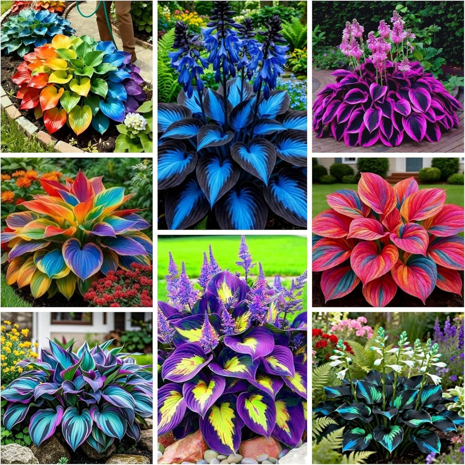 290+ Perennial Hostas for Planting, Low Maintenance Rich Foliage, Heart Hosta