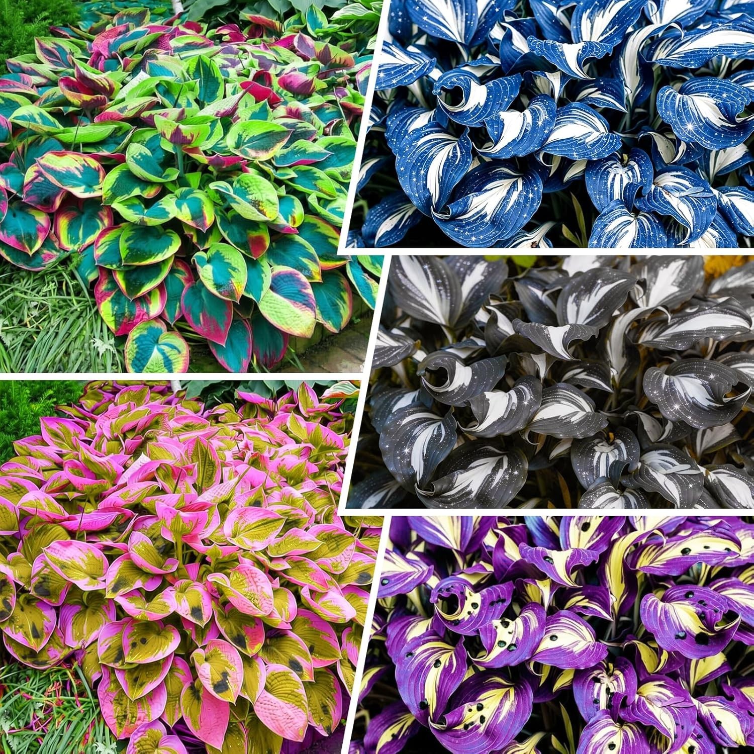 330+ Mixed Color Hosta Seeds for Planting – Shade-Tolerant Perennials, Dual Use