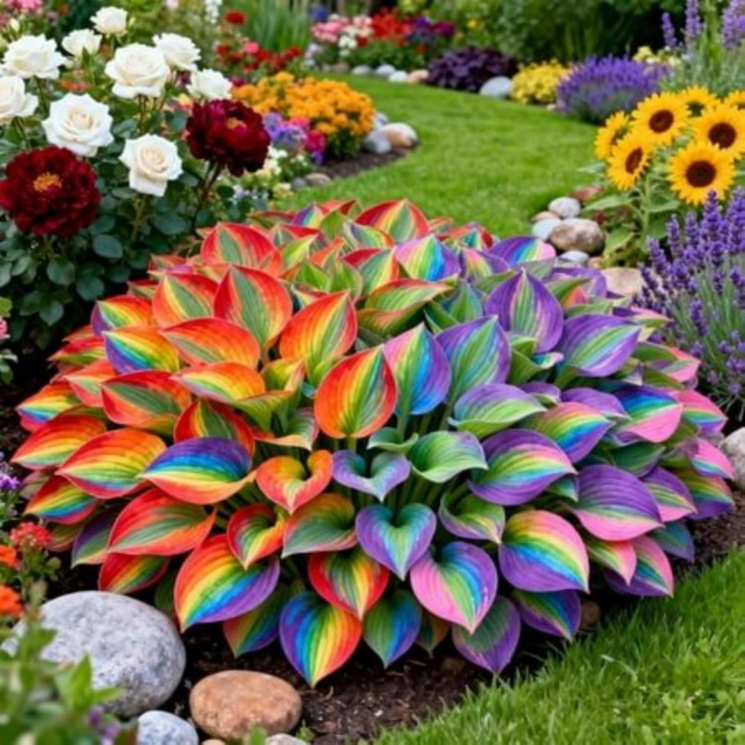 280+ Hosta Seeds for Planting Perennial Heart-Shaped Hosta Bare Roots – Rich Fol
