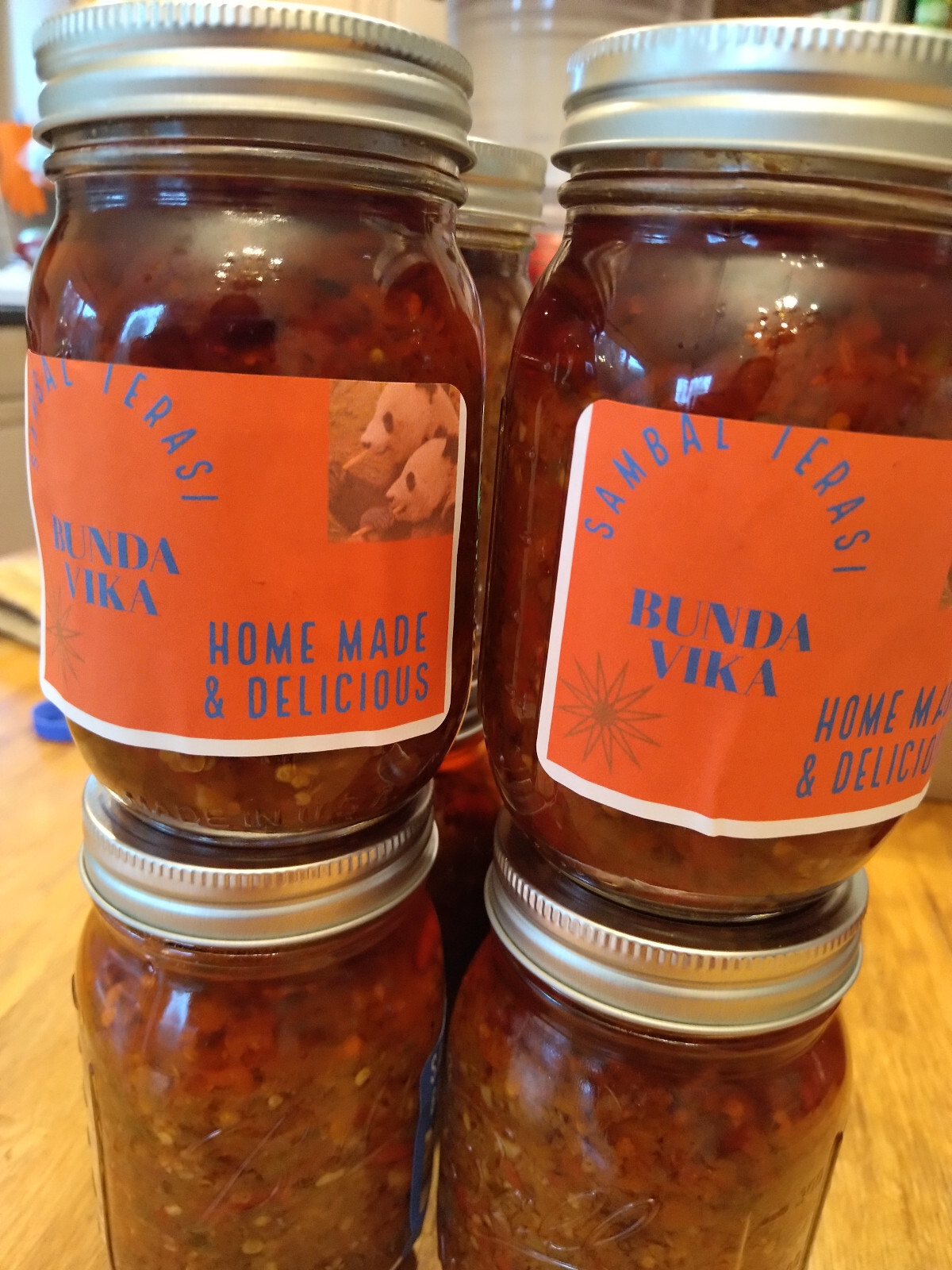 SAMbal Terasi homemade, USA seller (Shrimp paste sauce)160z